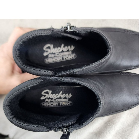 Sketchers black ankle boots - Picture 6 of 8